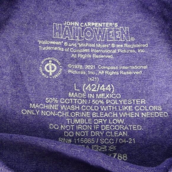 John Carpenter's Halloween Shirt Size L - Picture 6 of 8